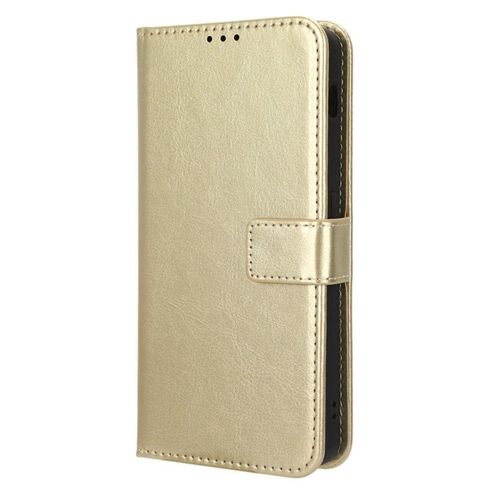 OnePlus Nord 3 (5G) Leather Flip Case with Wallet and Strap - Gold