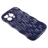 iPhone 14 Pro Flexible Case - Wavy - Purple