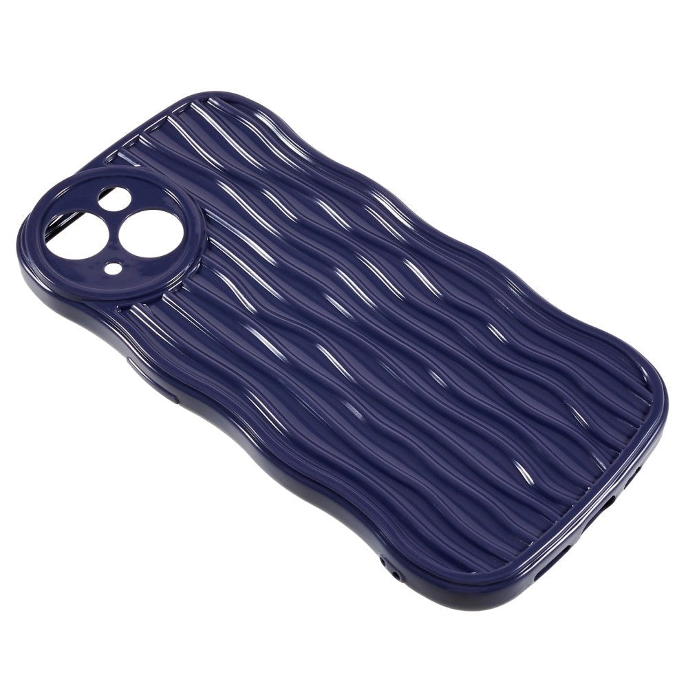 iPhone 14 Flexible Case - Wavy - Purple