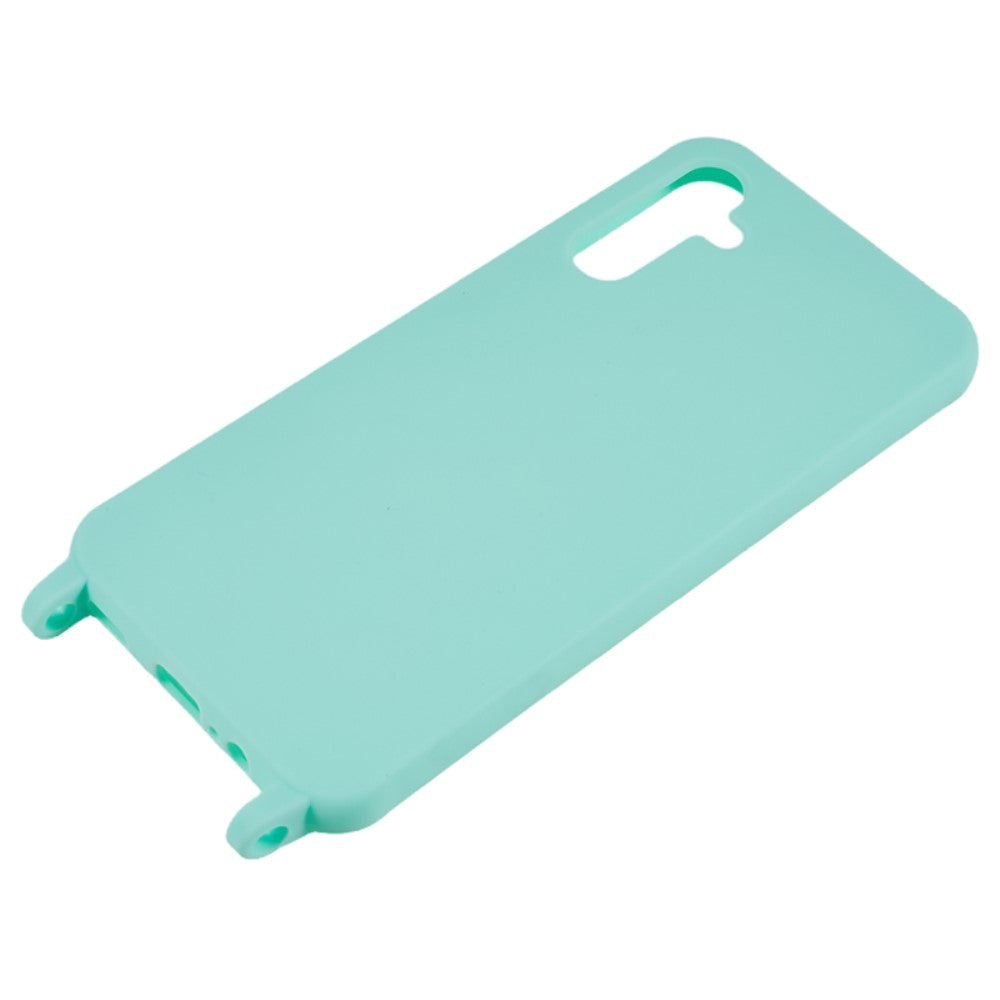 Samsung Galaxy A14 (5G) Flexible Plastic Case with Strap - Mint Green