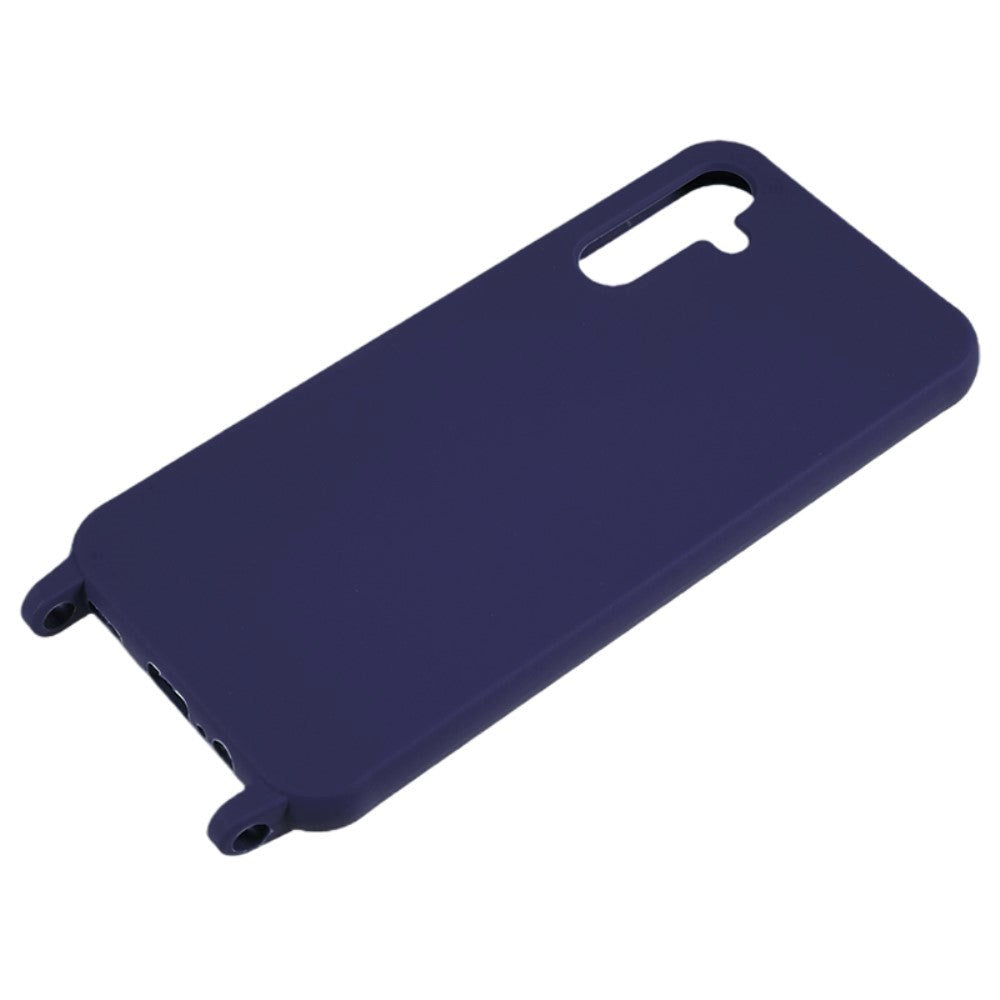 Samsung Galaxy A14 (5G) Flexible Plastic Case with Strap - Blue