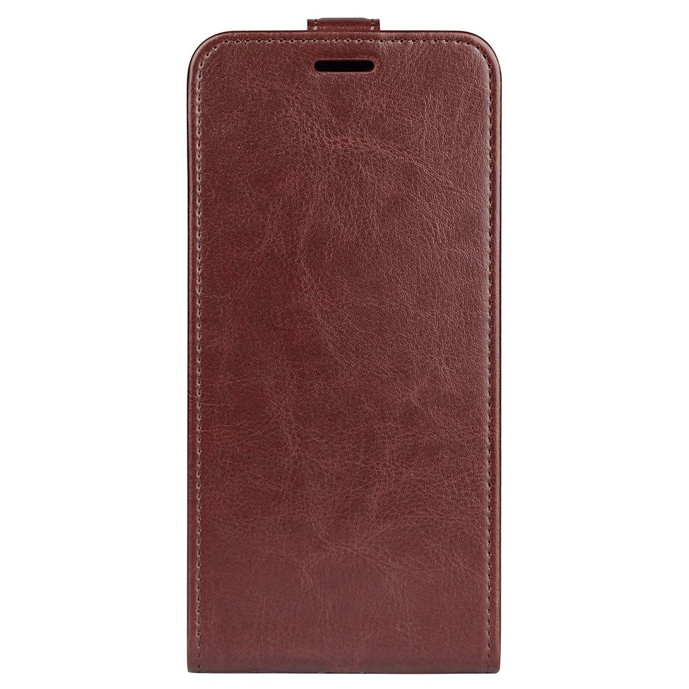 Nokia G22 Vertical Flip Leather Case w. Card Holder - Brown