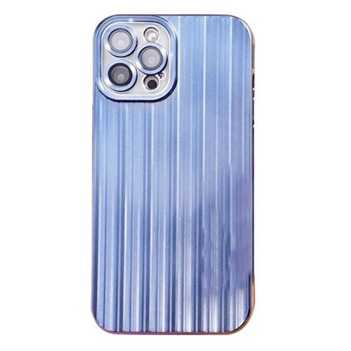 iPhone 14 Pro TPU Plastic Case with Camera Lens Protection - Blue