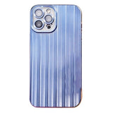 iPhone 14 Pro TPU Plastic Case with Camera Lens Protection - Blue