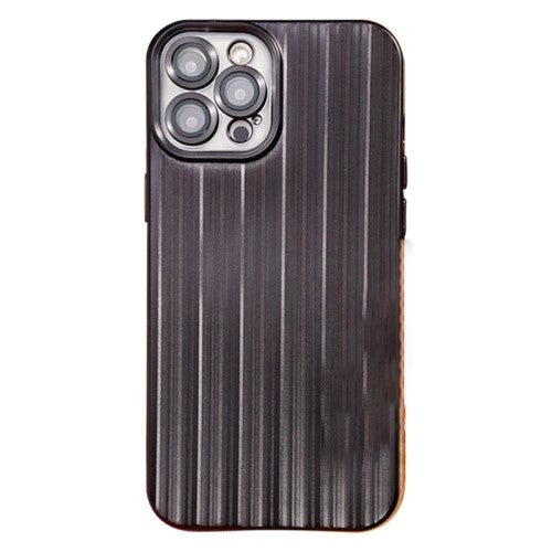 iPhone 14 Pro TPU Plastic Case with Camera Lens Protection - Black