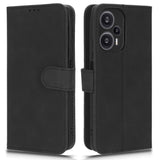 Xiaomi Poco F5 Leather Flip Case with Wallet and Stand Function - Black