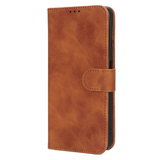 Xiaomi Poco F5 Leather Flip Case with Wallet and Stand Function - Brown