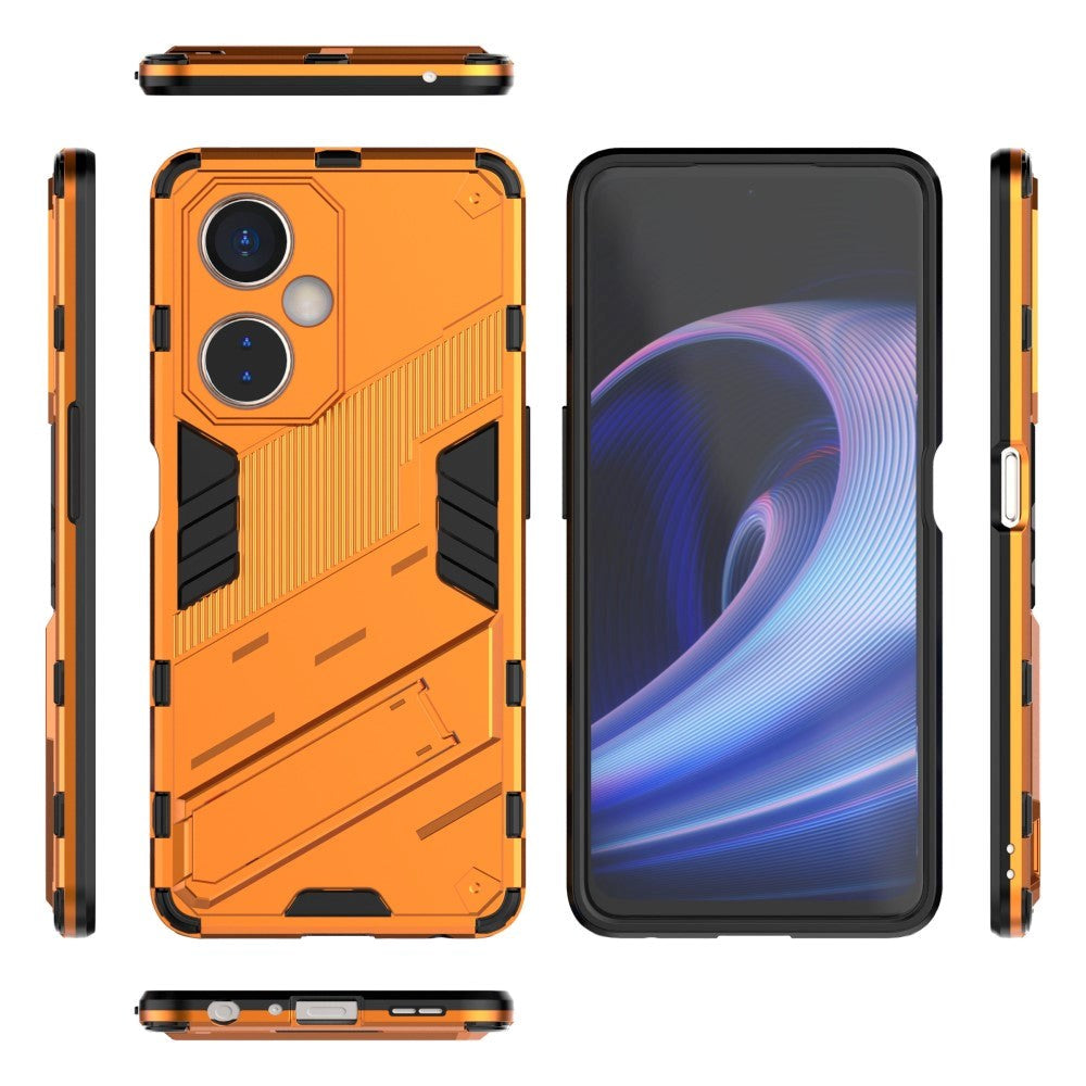 OnePlus Nord CE 3 Lite Hybrid Tough Case with Kickstand - Orange