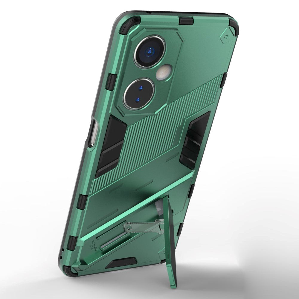 OnePlus Nord CE 3 Lite Hybrid Tough Case with Kickstand - Green