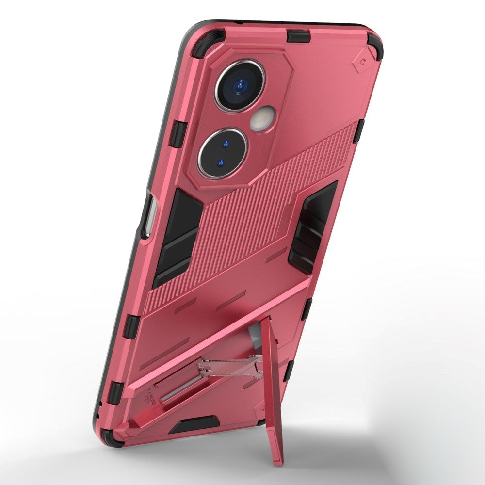 OnePlus Nord CE 3 Lite Hybrid Tough Case with Kickstand - Pink