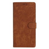 Xiaomi Redmi Note 11 Pro Leather Flip Case with Wallet and Strap - Brown