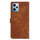 Xiaomi Redmi Note 11 Pro Leather Flip Case with Wallet and Strap - Brown