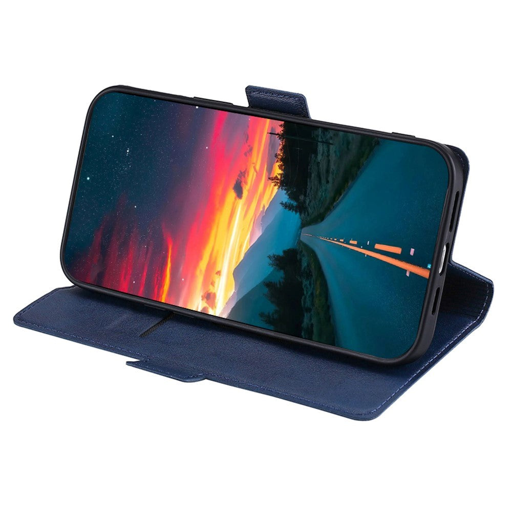 Honor Magic5 Pro Flip Case w. Card Holder & Stand Function - Dark Blue