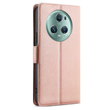 Honor Magic5 Pro Flip Case w. Card Holder & Stand Function - Rose Gold