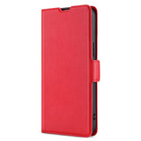 Honor Magic5 Pro Flip Case w. Card Holder & Stand Function - Red