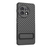 OnePlus 11 Rugged Plastic Case w. Kickstand - Black