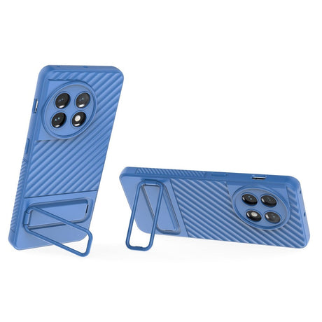 OnePlus 11 Rugged Plastic Case w. Kickstand - Blue