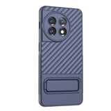 OnePlus 11 Rugged Plastic Case w. Kickstand - Dark Blue