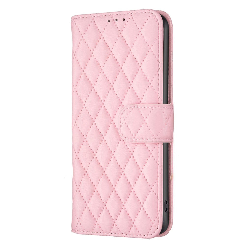 Nokia C22 Soft Leather Flip Cover w. Cardholder and Stand Function - Pink