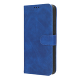 Nokia C32 Leather Flip Case with Wallet and Stand Function - Blue