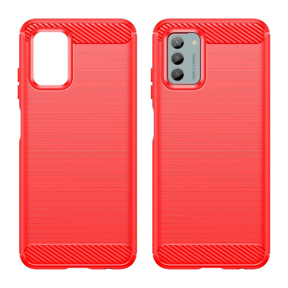 Nokia G22 Brushed Carbon Case - Red