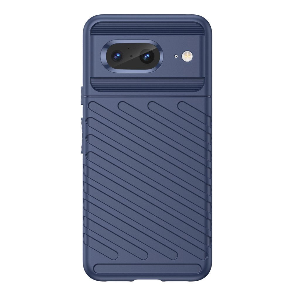 Google Pixel 8 Thunder Series Twill Plastic Case - Blue