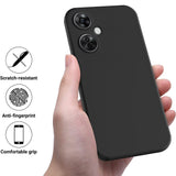 EIDERWOOD OnePlus Nord CE 3 Lite (5G) Lined Silicone Case with Strap - Black