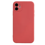 EIDERWOOD iPhone 11 Lined Flexible Plastic Case - Dark Red