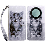 Honor Magic5 Lite Light Spot Leather Case - Cat