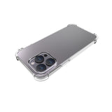 iPhone 15 Pro Max Shock-Proof Flexible Plastic Case - Transparent