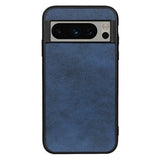 Google Pixel 8 Pro Leather Covered Plastic Case - Blue