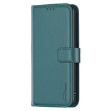 Nokia C22 Leather Flip Case with Wallet and Stand Function - Green