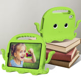 Lenovo Tab M9 Kids Case w. Shoulder Strap & Hand Holder - Octopus - Green