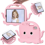 Lenovo Tab M9 Kids Case w. Shoulder Strap & Hand Holder - Octopus - Pink