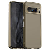 Google Pixel 8 Pro Flexible Plastic Back Cover - Transparent / Grey