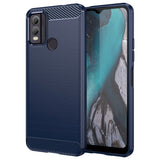 Nokia C22 Brushed Carbon Case - Blue