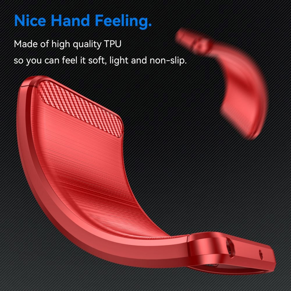 Nokia C22 Brushed Carbon Case - Red