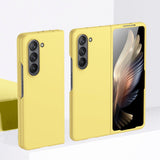 Samsung Galaxy Z Fold5 (5G) Rubberized Hard Plastic Case - Yellow