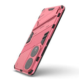 Honor 90 Hybrid Tough Case with Kickstand - Pink