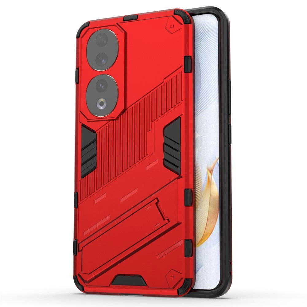 Honor 90 Hybrid Tough Case with Kickstand - Red