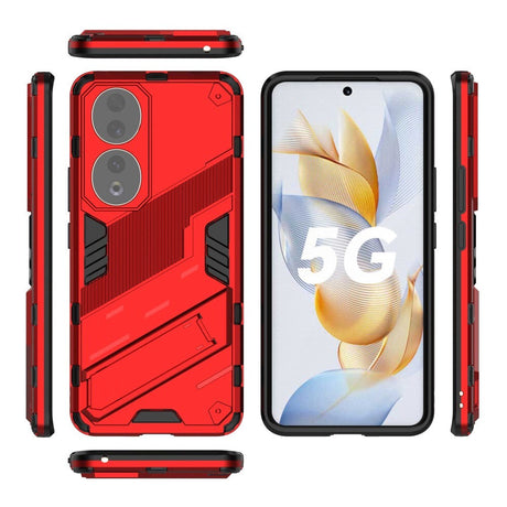 Honor 90 Hybrid Tough Case with Kickstand - Red