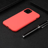 iPhone 15 Pro Max Matte Plastic Case - Red