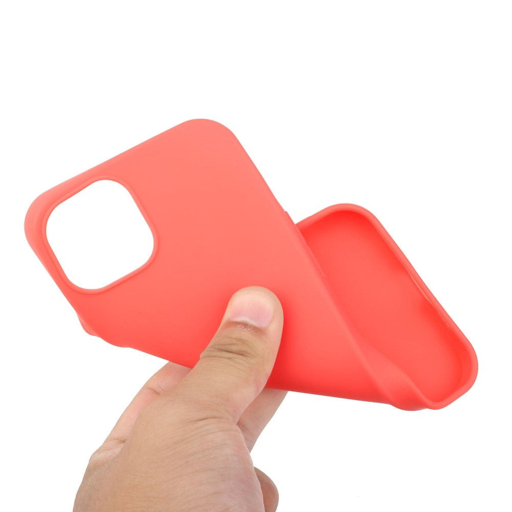 iPhone 15 Plus Matte Plastic Case - Red