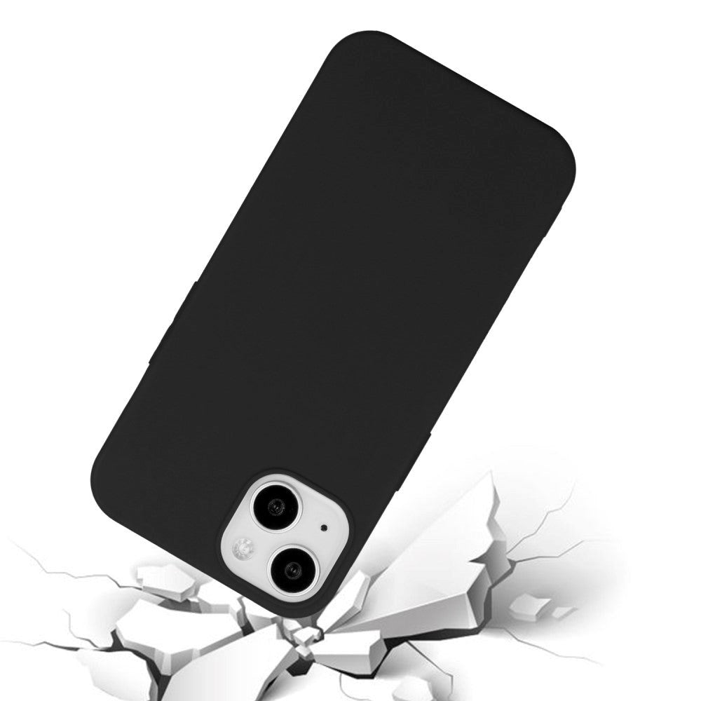 iPhone 15 Matte Plastic Case - Black