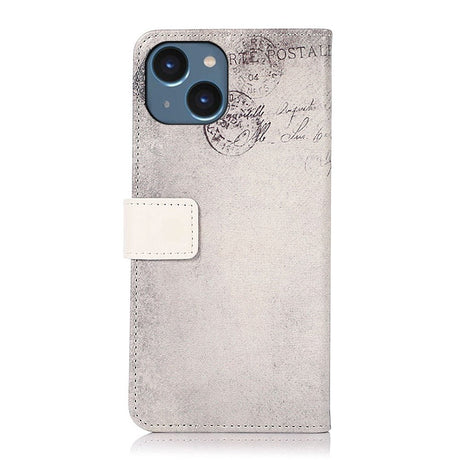 iPhone 15 Leather Case w. Wallet - Cat with Heart