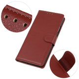 Nokia XR21 Litchi Leather Case w. Wallet - Brown