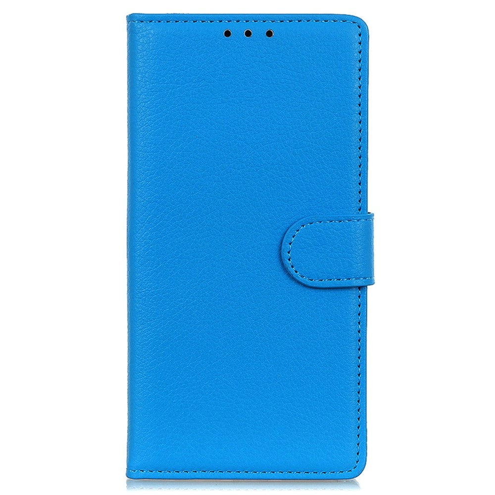 Nokia XR21 Litchi Leather Case w. Wallet - Blue