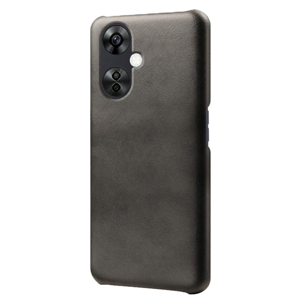 OnePlus Nord CE 3 Lite (5G) Leather Coated Plastic Case - Black