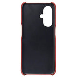 OnePlus Nord CE 3 Lite (5G) Leather Coated Plastic Case - Red