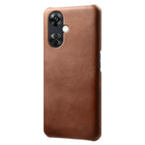 OnePlus Nord CE 3 Lite (5G) Leather Coated Plastic Case - Brown